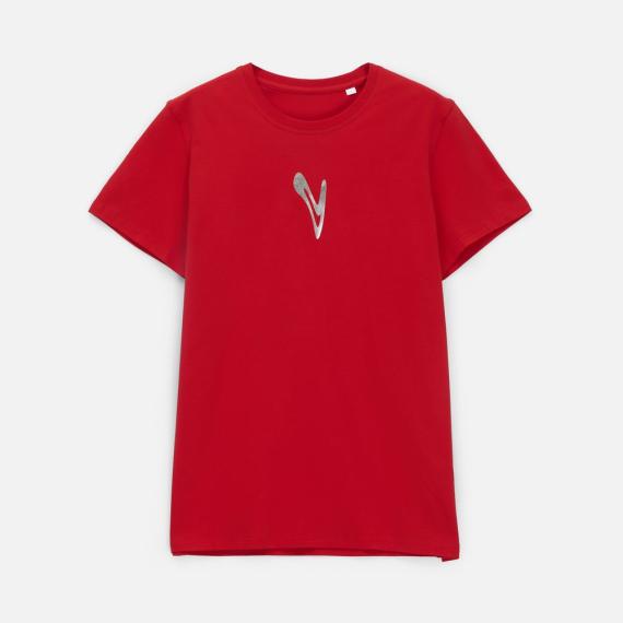 Футболка мужская T-bolka Stretch, красная, размер S