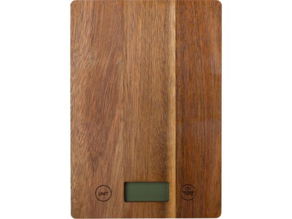 Кухонные весы из акации «Home Chef»